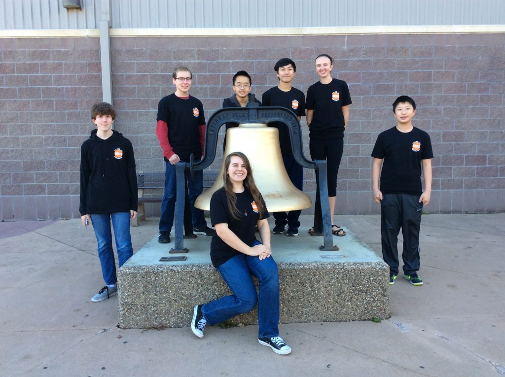 Members of the JHS math team at the Nov. 5 competition