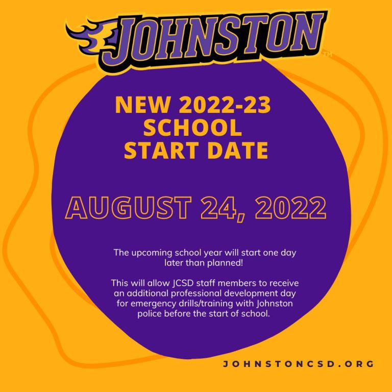 new-start-date-for-2022-23-school-year-johnston-community-school-district