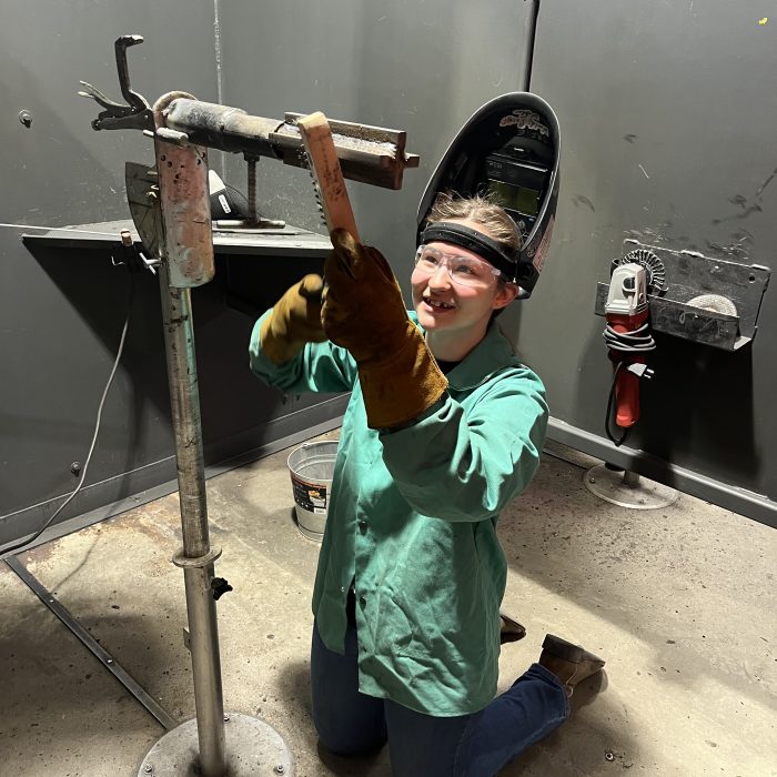 Johnston students compete in state welding competition; Erickson places fifth among women